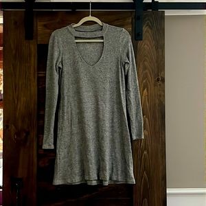 AE soft & sexy ribbed plush sweater dress